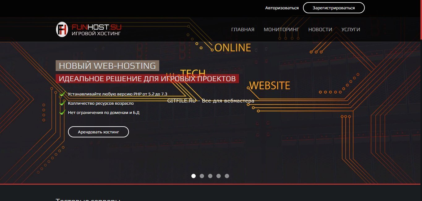 Слив Панели управления funhost.su